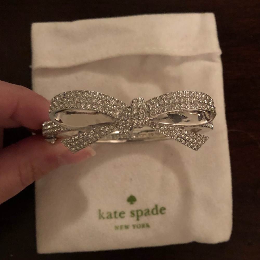 Rhinestone Kate Spade Bow Bracelet